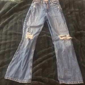 GARAGE BELL BOTTOM CUT JEANS!!!